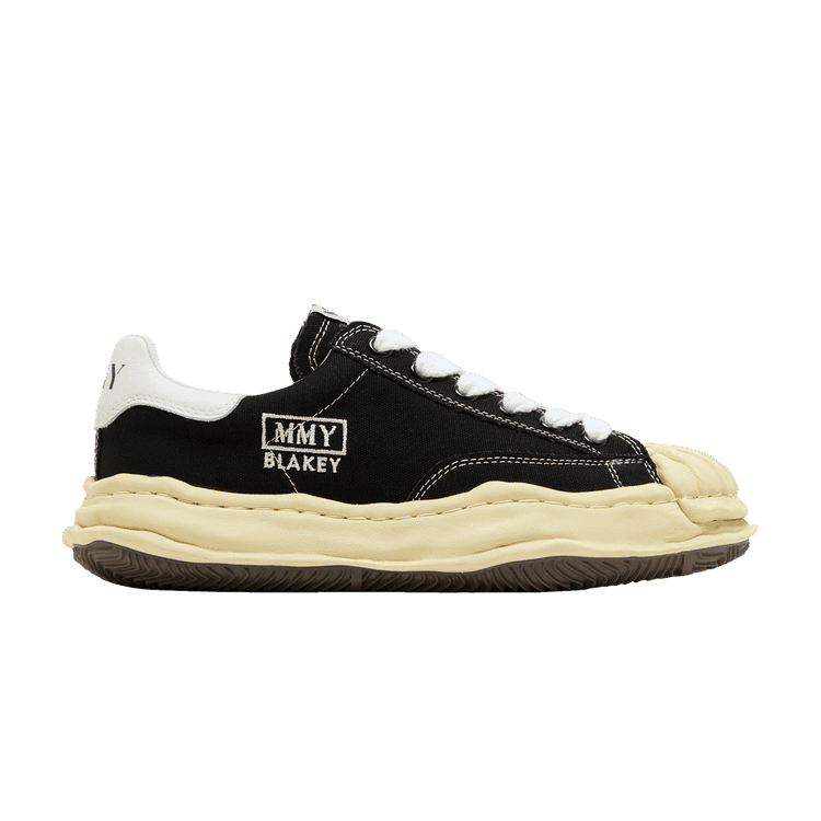 Maison Mihara Yasuhiro Blakey OG Sole Vintage Canvas Low 'Black' Black