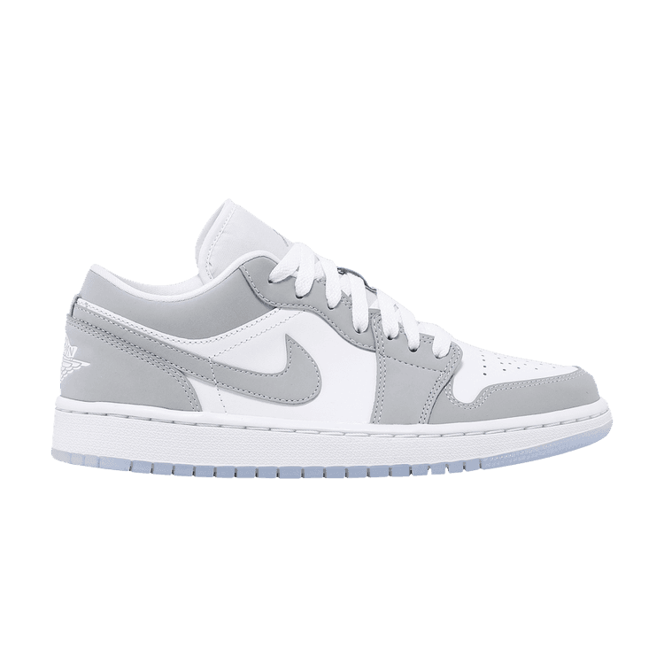 Wmns Air Jordan 1 Low 'White Wolf Grey' White/Wolf Grey/Aluminum
