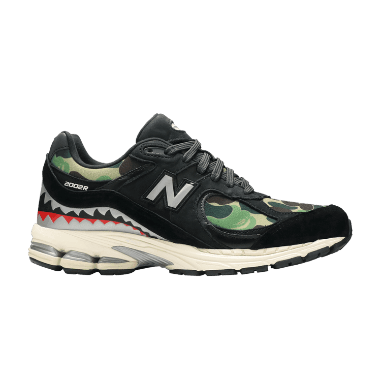 BAPE x New Balance 2002R 'Apes Together Strong - Black Camo' Black