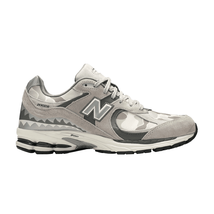 BAPE x New Balance 2002R 'Apes Together Strong - Grey Camo' Gray