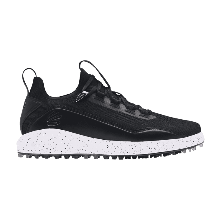 Under Armour Curry 8 Spikeless Golf 'Black White' Black/White