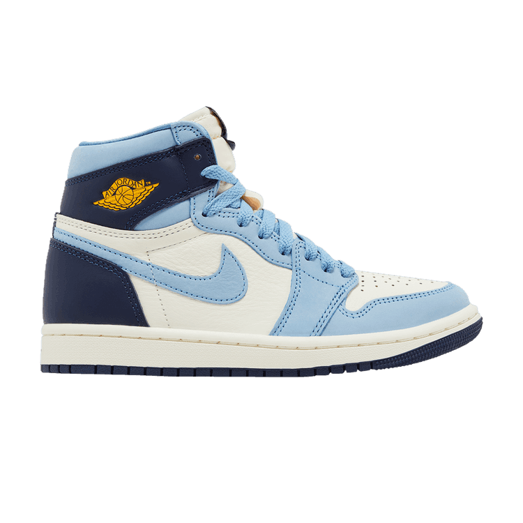 Wmns Air Jordan 1 Retro High OG 'First in Flight' University Blue/Midnight Navy/Sail
