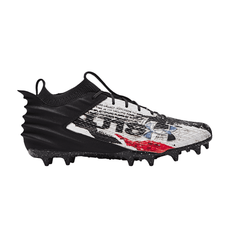 Justin Jefferson x Under Armour Blur 'Keeping Receipts' Black/White/Metallic Silver