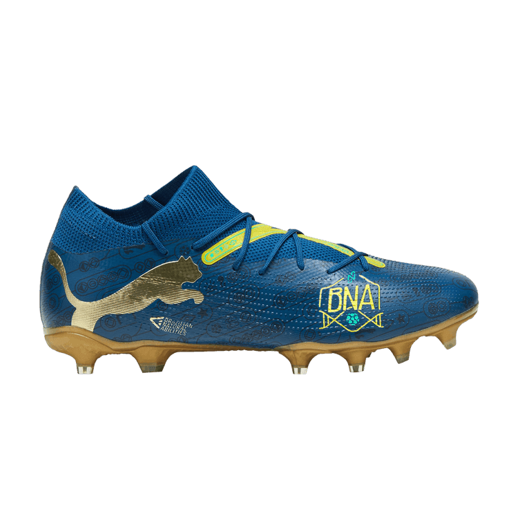 Neymar Jr. x Puma Future 7 Match FG AG 'BNA Pack' Sailing Blue/Marine Blue/Pelé Yellow/Grassy Green/Gold