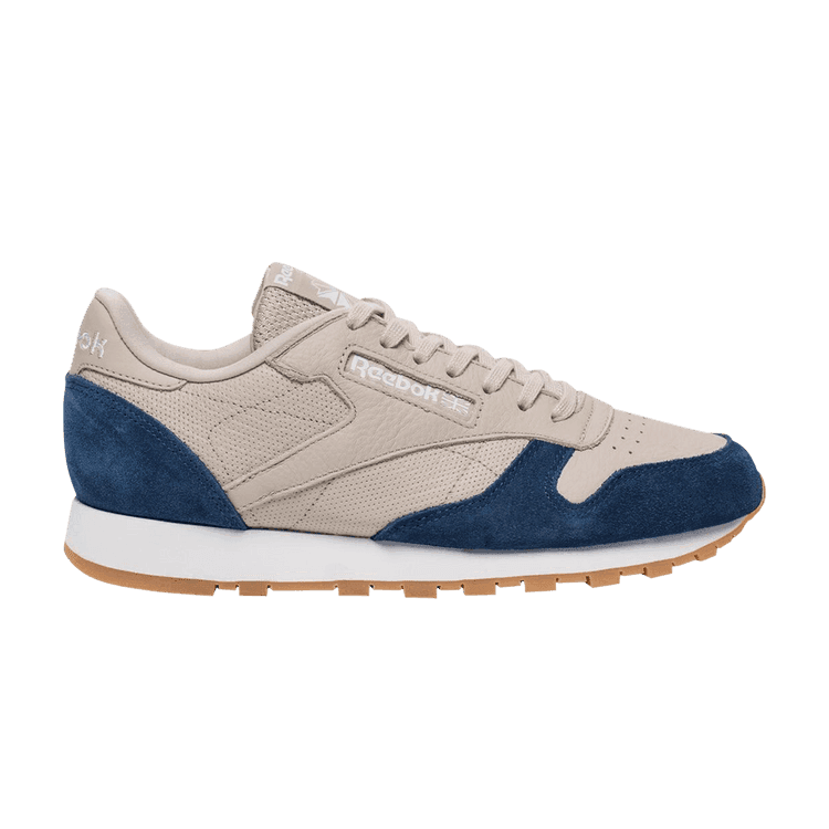Reebok Classic Leather 'Sand Stone Washed Blue' Sand Stone/Washed Blue/White/Gum