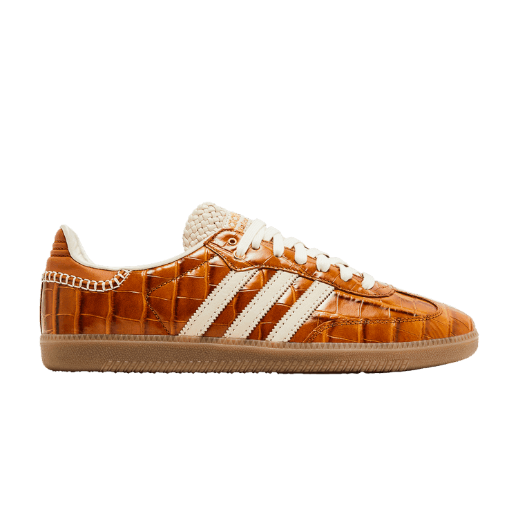 Wales Bonner x adidas Samba OG 'Croc - Night Brown' Supplier Color/Wonder White/Night Brown