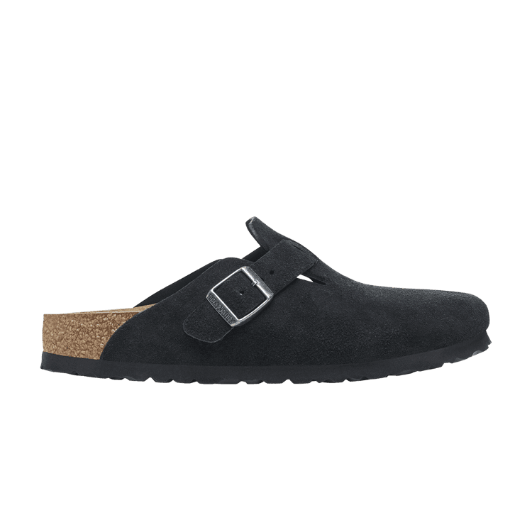 Birkenstock Boston Suede 'Black' Black