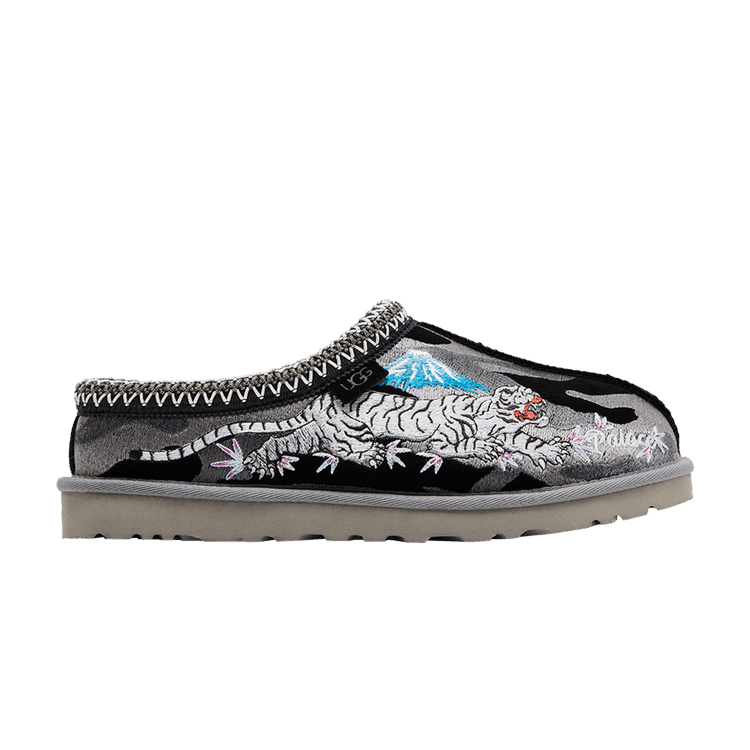 Palace x UGG Tasman Slipper 'Black Camo' Black