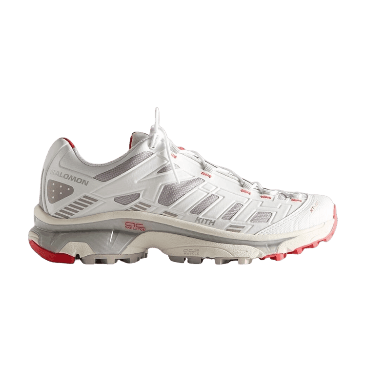 Kith x Salomon XT-4K 'Kithmas Collection - White' Bright White/Ashes of Roses/Fiery Red