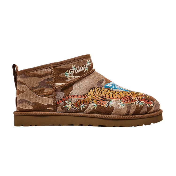 Palace x UGG Classic Ultra Mini Boot 'Chestnut Camo' Chestnut