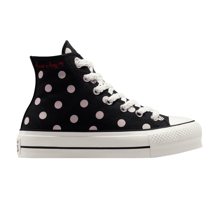 Converse Wmns Chuck Taylor All Star Lift Platform High 'Polka Dots' Black/Summit Pink/Egret