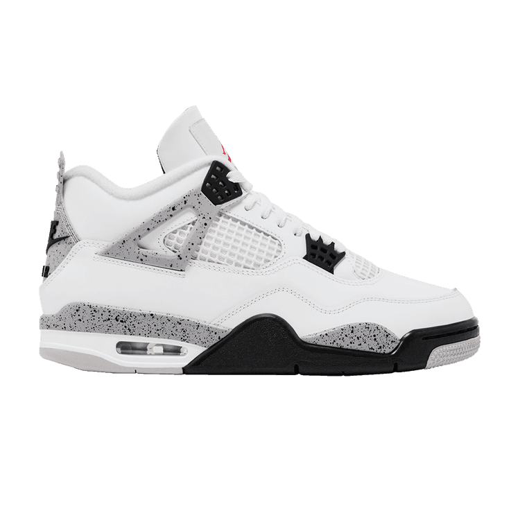 Air Jordan 4 Retro OG 'White Cement' 2025 Summit White/Fire Red/Tech Grey/Black