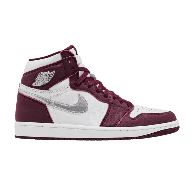 Air Jordan 1 Retro High OG 'Bordeaux' Bordeaux/White/Metallic Silver