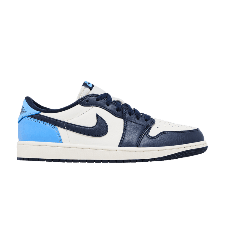 Air Jordan 1 Retro Low OG 'Obsidian UNC' Obsidian/University Blue/Sail