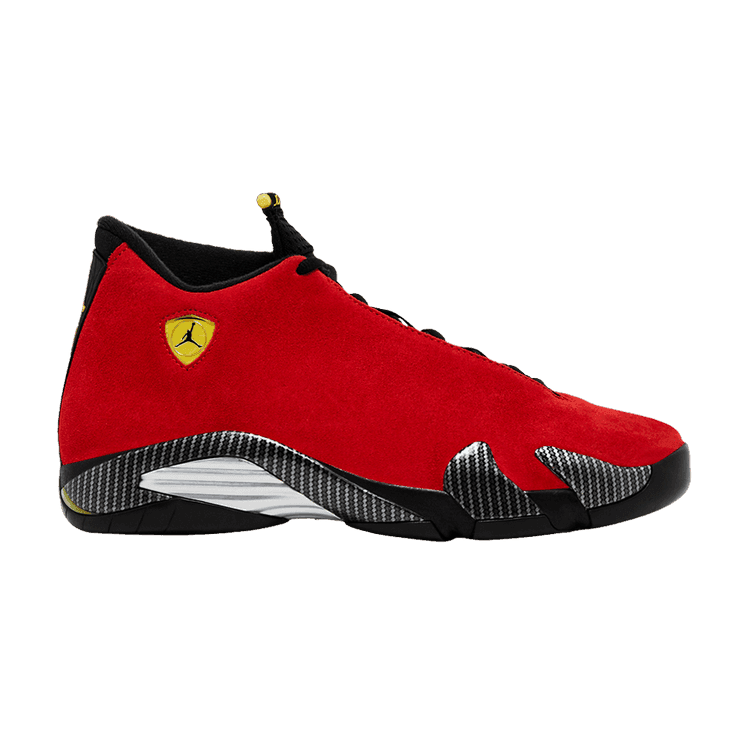 Air Jordan 14 Retro 'Ferrari' 2025 Challenge Red/Black/Vibrant Yellow/Anthracite