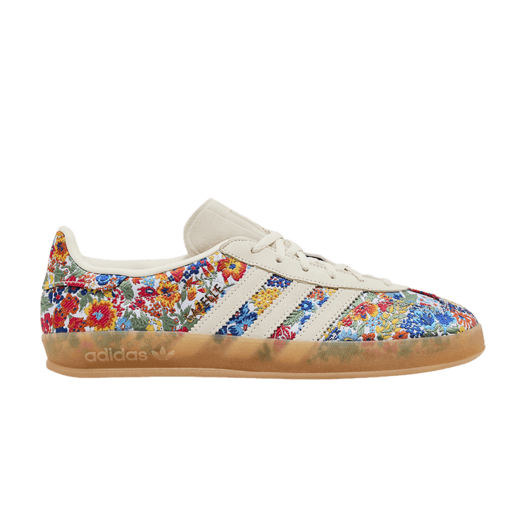 Liberty London x adidas Wmns Gazelle Indoor 'Floral Embroidery' Off White/Gum/Collegiate Green