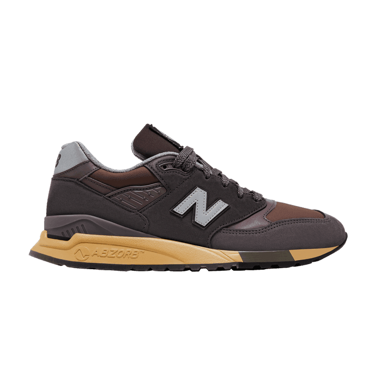 Stone Island x New Balance 998 Made in USA 'Raso Gommato' Mauve/Deep Plum/Copper Maroon
