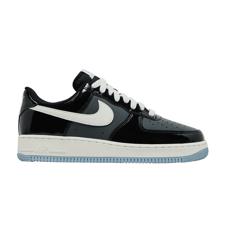 Nike Air Force 1 Low 'Black Iron Grey Patent' Black/Armory Blue/Iron Grey/Sail