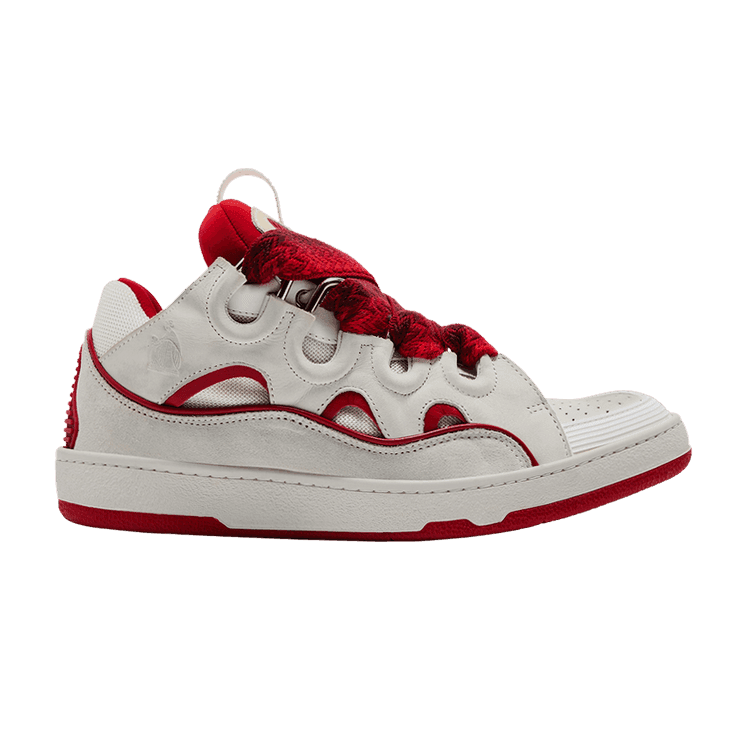Lanvin Curb Sneakers 'White Red' White/Red