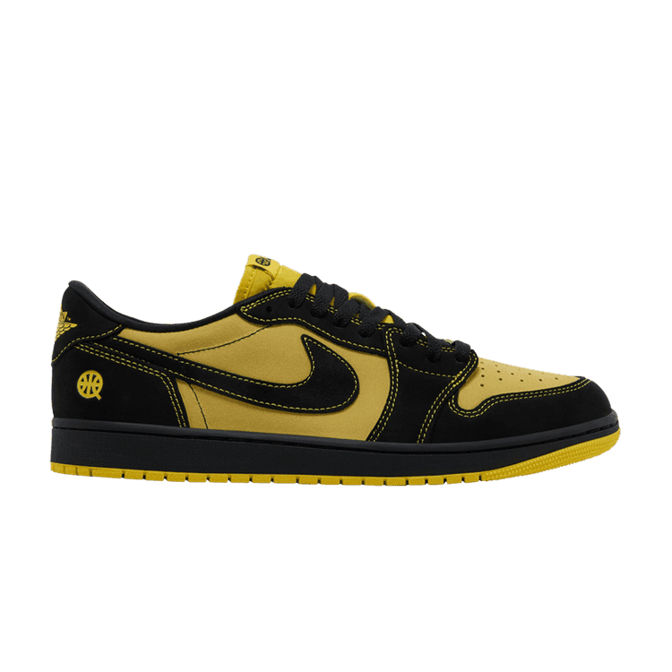 Air Jordan 1 Retro Low OG 'Quai 54' Black/Tour Yellow/Chile Red