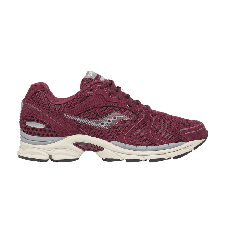 Saucony ProGrid Triumph 4 Premium 'Maroon Grey' Maroon/Grey