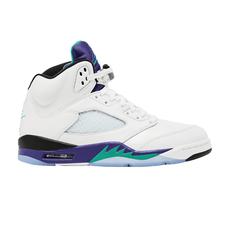 Air Jordan 5 Retro 'Grape' 2025 White/New Emerald/Grape Ice/Black