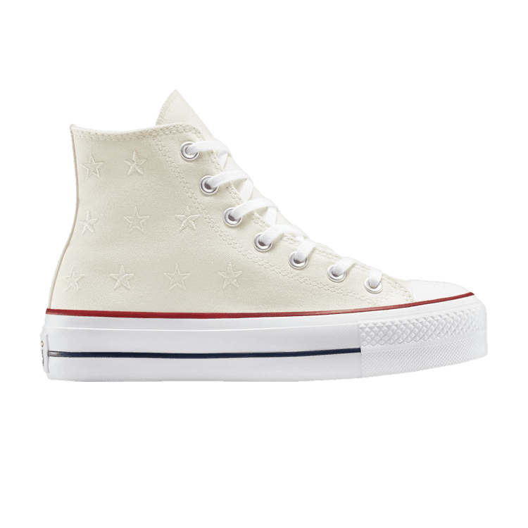 Converse Wmns Chuck Taylor All Star Lift Platform 'Archive Stars' Vintage White/Red/Navy