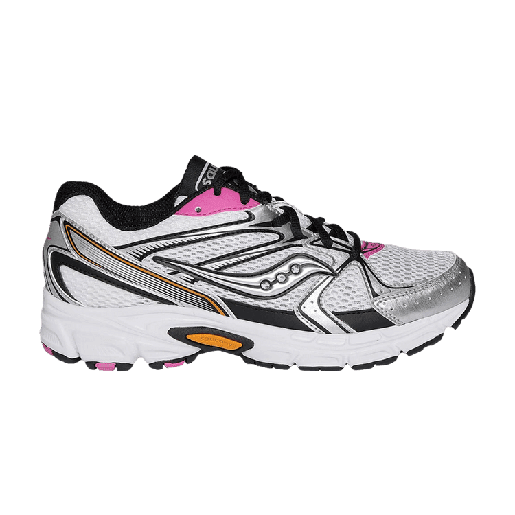 Saucony Wmns Grid Ride Millennium 'White Orange Pink' Foot Locker Exclusive White/Orange/Pink