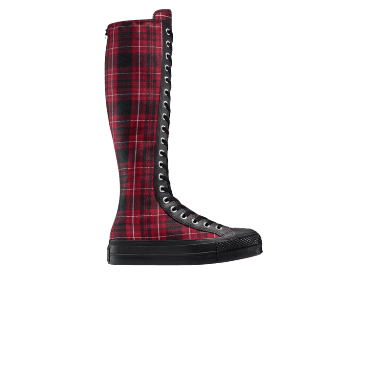 Converse Wmns Chuck Taylor All Star Lift Platform XX High 'Plaid' Park Red/Black/Vintage White