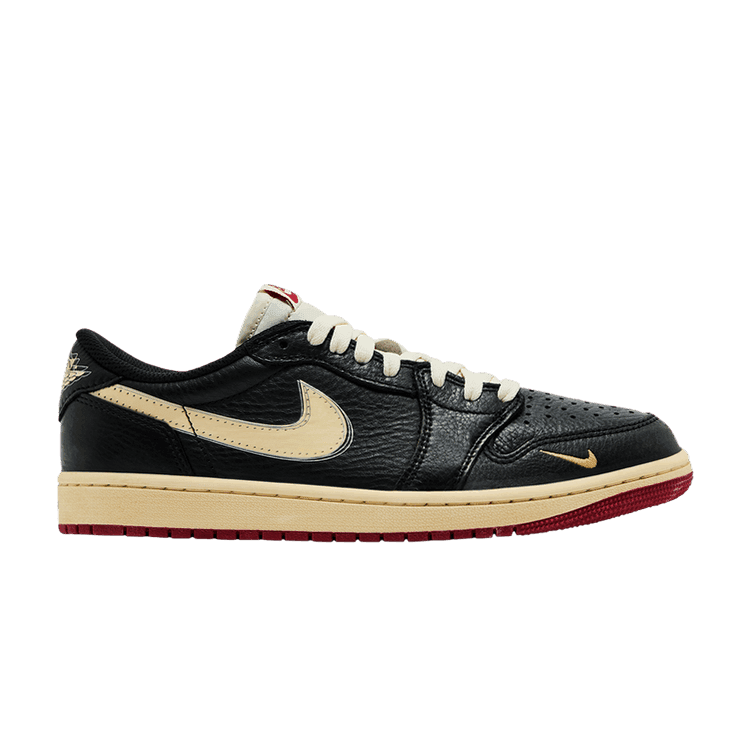 Nigel Sylvester x Air Jordan 1 Low OG 'Better With Time' Black/Muslin/Varsity Red