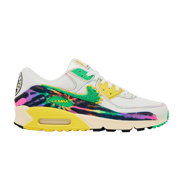 Grateful Dead x University Of Oregon x Nike Air Max 90 'Grateful Ducks' Sail/Green Shock/Yellow Strike