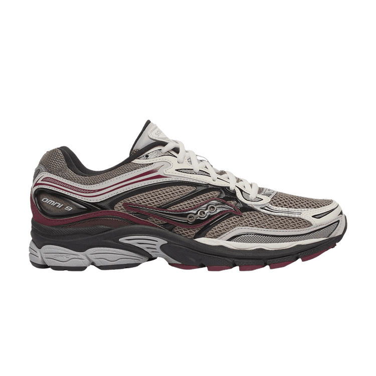 Saucony ProGrid Omni 9 'Tan Maroon' Tan/Maroon
