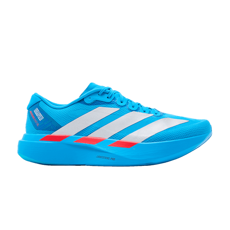 adidas Adizero Evo SL 'Solar Blue' Solar Blue/Silver Metallic/Lucid Red