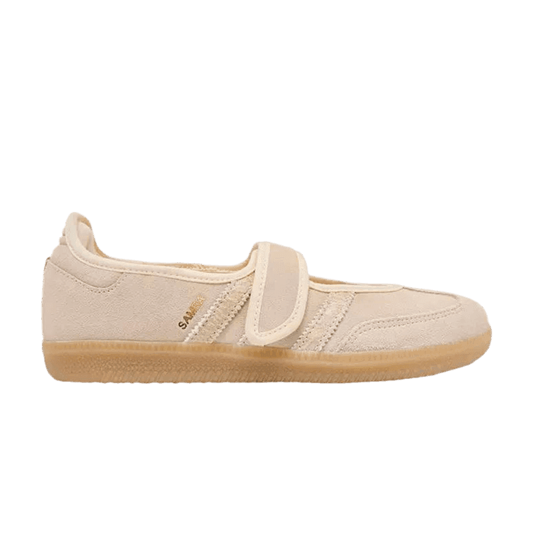adidas Wmns Originals Samba Jane Suede Casual 'Sand Strata' Sand Strata/Sand Strata/Gold Metallic