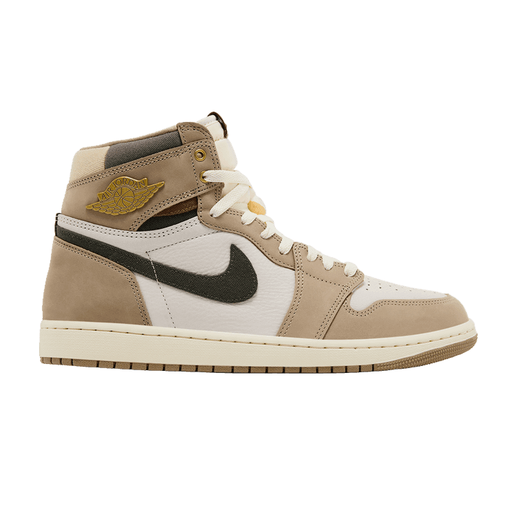 Air Jordan Wmns 1 Retro High OG 'Khaki' Khaki/Multi-Color-Sail-Cargo Khaki-Coconut Milk-Pecan