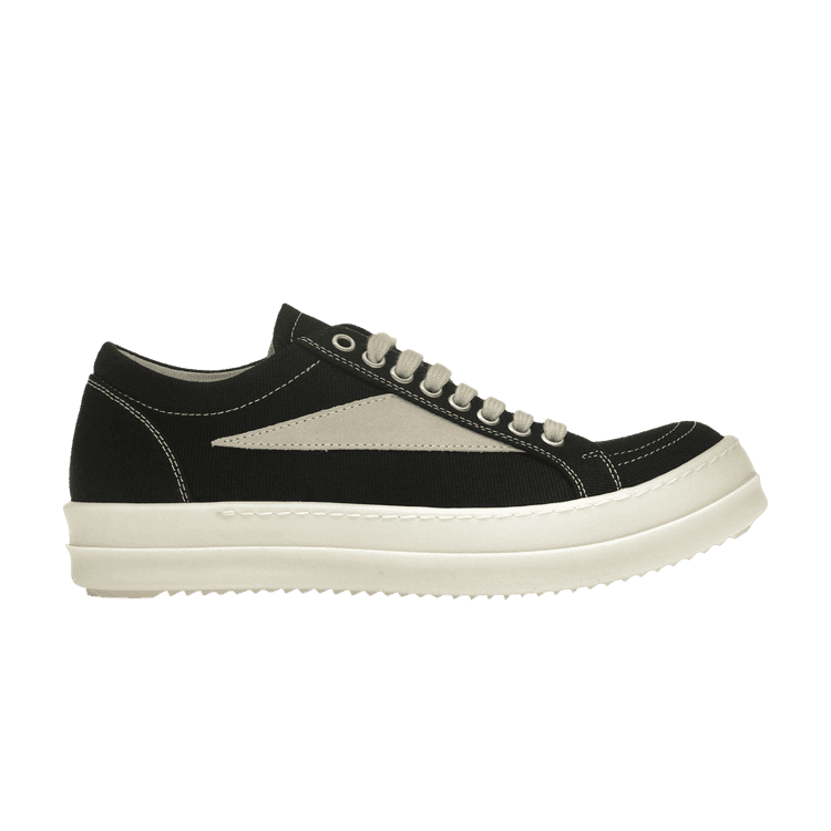 Rick Owens Wmns DRKSHDW Vintage Sneaker 'Black Milk' Black/Milk/Milk