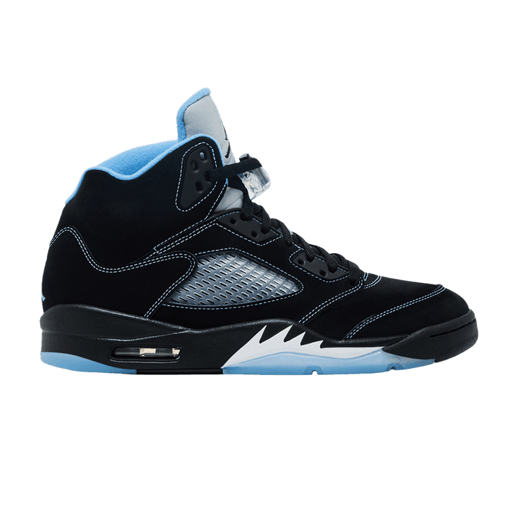 Air Jordan 5 Retro 'Black Carolina / UNC' 2026 Black/University Blue-White