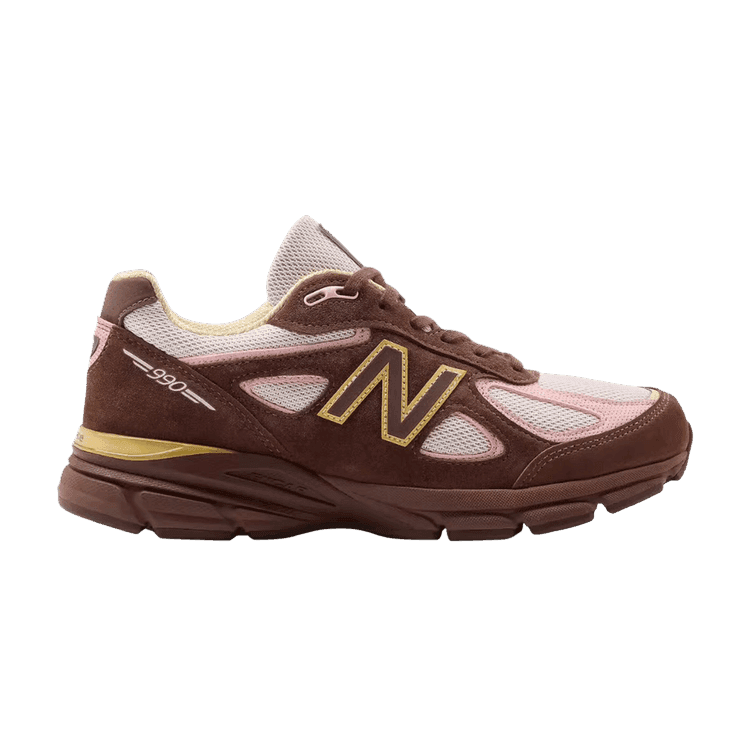 New Balance 990v4 'Pumpernickel' Pumpernickel/Pink/Chalk/Alabaster