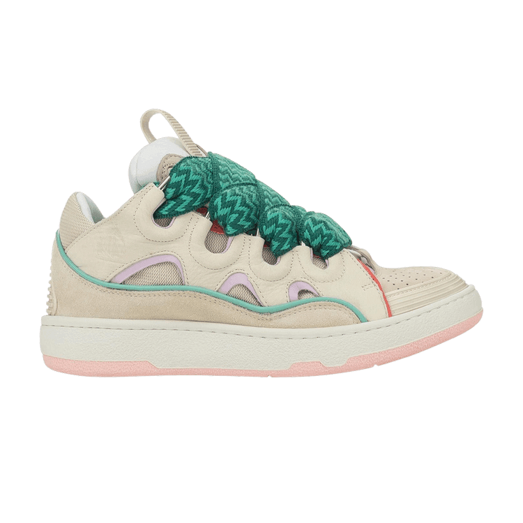 Lanvin Wmns Curb Sneakers 'Pink Beige' Pink/Beige