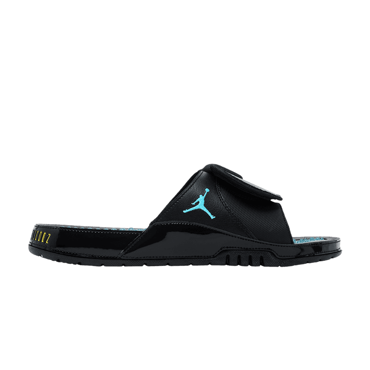 Air Jordan Hydro 11 Retro Slide 'Gamma' Black/Varsity Maize/Gamma Blue