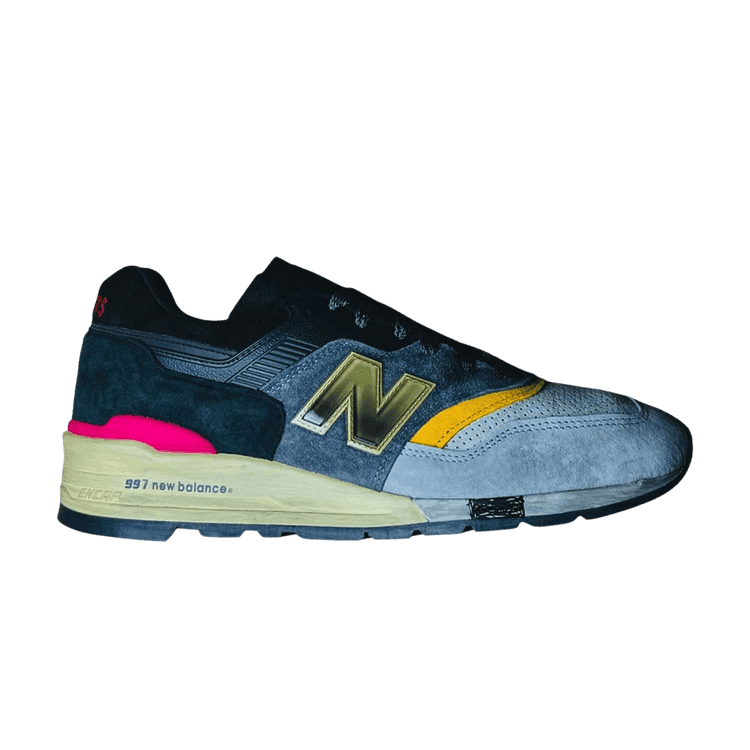 CNCPTS x New Balance 997 Made in USA 'Montage' Grey/Black/Yellow/Pink
